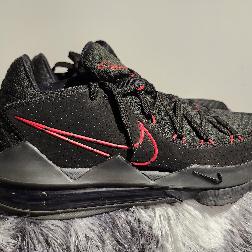 Black and Red Athletic Sneakers